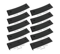 NMFLAB Marine Grade Trailer Bunk Glides ABS Construction Heavy Duty ABS Bunk Slide Pads Simple Installation for 3X10 Inch Aircraft Ski Trailer Bunks