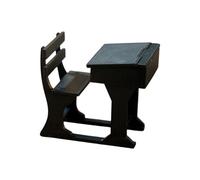 NMFLAB Multifunctional Small Study Table for 1: 12 Dollhouses with Sturdy Construction Texture Realistic Doll Desk Model
