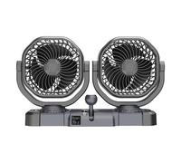 NMFLAB Multiple Position Double Cooling Fan with Adjustable Angles Quiet Operations for Enhanced Air Circulation on the Go Two Way Cooling Fan