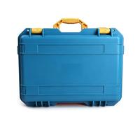 NMFLAB Protective Case Storage Box Multiple Compartment Organizers with Study Handle and Buckles Closures Carrying Case