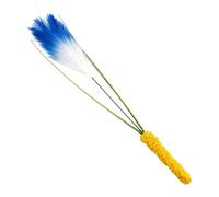 NMFLAB Teasing Toy Interactive Tail Grass Dog Long Poles Teasing Stick Bites Resistant Cats Sound Toy Pet Supply Grass Styles Cats Teaser Rod