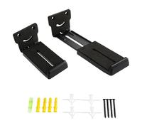 NMFLAB Wall Mount for Long Soundbars with Secure Clamping Systems and Simple Setups Instructions Soundbar Holder