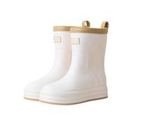 NMGHUTE Mud Boots, Women's Mid Tube Non Slip Water Shoes Rainy Day Rain Boots Soft Sole Rubber Shoes Fishing Deck(White,40-41)