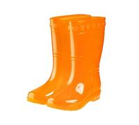 NMGHUTE Mud Boots, Women's Mid Tube Transparent Rain Boots Waterproof And Non Slip Water Shoes Fishing Deck(Orange,40)