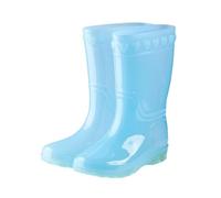 NMGHUTE Mud Boots, Women's Mid Tube Transparent Rain Boots Waterproof And Non Slip Water Shoes Fishing Deck(Blue,37)