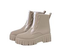 NMGHUTE Mud Boots, Women's Thick Soled Rain Boots Waterproof Mid Tube Non Slip Outdoor Water Shoes Fishing Deck(Bruin,41)