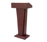 NMGHUTE Pulpit Stand Metal Podium Stand Lecterns Heavy Duty Stable Church Pulpits Church Teacher Podiums Office Conference Lectures Podium Stand(B)