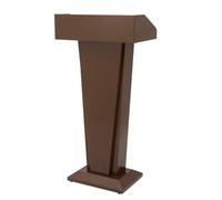 NMGHUTE Pulpit Stand Metal Podium Stand Lecterns Heavy Duty Stable Church Pulpits Church Teacher Podiums Office Conference Lectures Podium Stand(A)