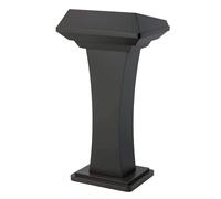NMGHUTE Pulpit Stand Stainless Steel Podium Stand Heavy Duty Lecterns Church Pulpits Studio Meeting Debate Presentation Teacher Podium Podium Stand(Black)