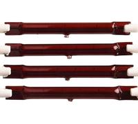 NMJHEVX Infrared Heating Lamp - 500W R7 Red Infrared Heater Bulb, Infrared Halogen Heater Bulb, 118mm R7S Heating Bulb,Heating Element (4 Pack)