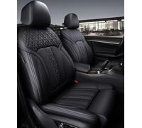 NMJLQW Car Accessories Seat Covers Front Seats Middle Perforated Leather Specific For Bmw 7 5 3 1 Series X5 X3 X1 seat covers(Black)