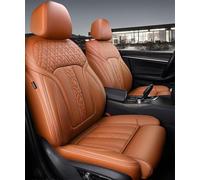 NMJLQW Car Accessories Seat Covers Front Seats Middle Perforated Leather Specific For Bmw 7 5 3 1 Series X5 X3 X1 seat covers(Orange)