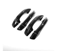 NMJLQW Glossy Black Chrome Car Door Handle Cover Trim Styling Accessories for Passat for CC B6 B7 3c B7.5 7.5 2007-2016 Decorative Stickers(Glossy Black)
