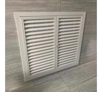 NMKSYX 20 22 24 26 28 30 32 34 36 Width Wall Hole Cover, Louvered Grilled Cover Vent Inside for Switches, Valves, Duct - Heat Resistant Access Panel Aluminium Alloy(W 20in/51cm,H 22in/56cm)