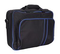 NMLLTB for PS5 Carrying Case, Protective Hard Console Case Travel Storage Bag, Ergonomic Large Capacity for PS5 Game Consoles/Controllers/Headset/Game Card(Blue Black)