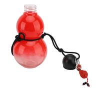 NMLLTB Gourd Water Bottle Outdoor Sports 800ml Portable Chinese Retro Inspired Daily Drinking (Red)(Red)