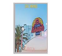NMNM Cafe Mambo Ibiza Vintage Travel Poster Canvas Art Wall Decor Poster Picture Print Painting Posters Gift 12x18inchs(30x45cm)