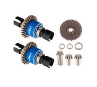 NMNRC Alloy Front Rear Differential Diff & Spur Input Gear Kit for HyperGO 1/16 H16BM H16PL H16GT H16DR 16207 16208 16209 16210 1/14 H14BM 14209 14210 14301 14303 Upgrades Part Blue