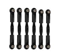 NMNRC Alloy Turnbuckles Camber Links Kit Compatible with Arrma 1/8 Typhon 3S BLX & 550 Mega 1/10 Big Rock V3 Series Upgrades Part Deep Black