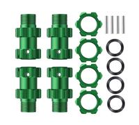 NMNRC Alloy Wheel Hex Hub Extension +16mm Widen Offset for Arrma 1/7 Infraction Limitless Mojave Fireteam 1/8 Talion Outcast Kraton Notorious Series Upgrades Part Green