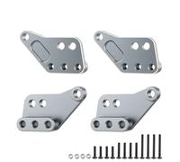 NMNRC Alum 4pcs Front & Rear Shock Mount Plate Tower Heighten for Maxx Slash 1/8 4WD 6S 102076-4 for Maxx 1/10 4WD 89076-4 Truck Upgrades Part Titanium