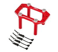 NMNRC Alum Steering Servo Mount & Body Clips for Arrma 1/8 Typhon Kraton Talion Outcast 6S BLX EXB 1/7 Fireteam Mojave 6S RC Car Upgrades Part Red