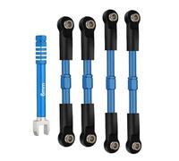 NMNRC Alum Turnbuckles Camber Links Linkage Toe Rod ARA330753 for Arrma 1/10 Gorgon Fury Quake Vorteks 2WD Series Upgrades Part Blue