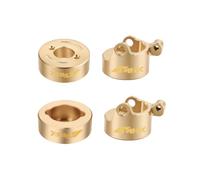 NMNRC Brass SCX30 Steering Knuckles Blocks Rear Hub Compatible with 1/30 Axial SCX30 Upgrades Part Yellow