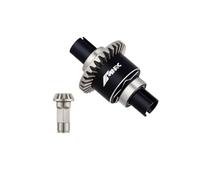 NMNRC Steel Front Differential Diff Input Gear Kit Compatible with Arrma Typhon Granite Mojave Grom Series Upgrade Part Black