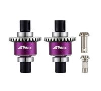 NMNRC Steel Front Rear Differential Diff Input Gear Kit Compatible with Arrma Typhon Granite Mojave Grom Series Upgrade Part Purple