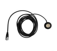 Nmo Magnet Antenna Mount Base With 5m Rg58 Coaxial Cable And Pl-259 Connector For Mobile Radios Uhf Antennas On Flat Metal Surfaces Black Color 55mm Diameter Strong 12kg Suction Power For Cars