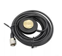 NMO Magnet Mount Base with 5m RG-58 Cable and -259 Connector for Mobile Radios, Compatible with UHF NMO Antennas
