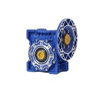 NMRV040 High Torque Gearbox dc motor Reducers Input 11/14mm Ratio 5:1 to 100:1 for 60/80/86/90/104mm Flange Stepper Servo Motor(105mm Dia Flange,14MM IN18MM OUT_RATIO 30-1)