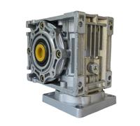 NMRV040 Worm Gear Reducer 9mm Output Bore Mechanical 12V 24V Motor(63B14 11mm,Ratio 60-01)