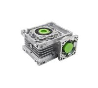 NMRV040 Worm Gear Reducer Reduction Ratio 5:1 to 100:1 Input 14mm Shaft for NEMA 24 34 Stepper Motor CNC(Ratio 7.5 to 1,For nema34)