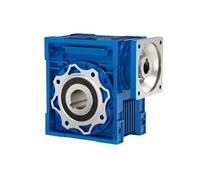 NMRV063 High Tq Precision Worm Gear Reducer for Nema43 51 Stepper Stepping Motor Or 130 Flange Servo Motor 1.5kw Gearbox(130servo axie24 key8,NMRV63 Ratio 15)