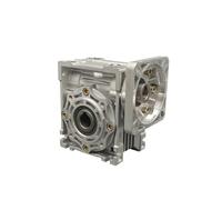 NMRV40 Speed reducer worm DC electronic starter gearbox RV040 18mm output 5:1-100:1 Worm Gearbox Speed Reducer for NEMA 34 electronic starter MQXFCZUX(25 to 1)