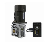 NMRV50 worm gear reducer with single pahse 110V AC electronic starter(Rario 15 to 1)