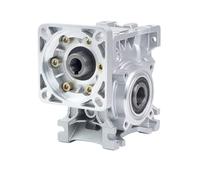 NMRVS40 Worm Gearbox Gear Speed Reducer Ratio 5:1/10:1/15:1/20:1/30:1/50:1 for Nema Stepper Motor(Ratio 5 to 1)