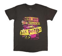 NMTB Text Overlay T Shirt Sex Pistols Grey XL