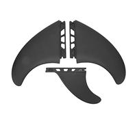 NMUAIO 3PCS Surf Fin Set, Flexible Stable Lightweight PVC Surfboard Fin, Durable Inflatable Surfboard Fin for Longboards and Stand Up Paddleboards, with Enhanced Directionality and Stabil