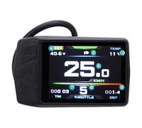 NMUAIO KT TF01 Electric Cycling Panel, LCD Display Meter with USB Charging Port, Connector and Color Screen, Compatible with KT Controller for E - Bike Modification