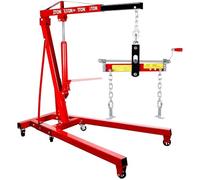 NMVAWIPT Folding Engine Hoist Cherry Picker, With Lever, 4 Adjustable Position, Crane For Garage, Workshop, Repair(Folding Engine Hoist)