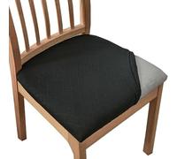 NMVAWIPT Jacquard Stretch Dining Chair Seat Covers Set Of 2/4/6 With Ties, Removable Washable Protector Slipcovers(1#,4pcs)