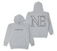 NMYTYUD Nathan Evans 2026 Pullover Sweatshirts, Streetwear Hoodie Image Printed Long Sleeve Outerwear Women Men Fashion,Grey,XL