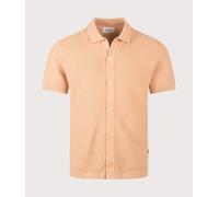 NN.07 Mens Ares knitted Short Sleeve Shirt - Colour: 579 Corashell - Size: Large