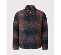 NN.07 Mens Gael Checkered Wool Blend Jacket - Colour: Blue Multi - Size: Small