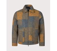 NN.07 Mens Gael Wool Jacket - Colour: 785 Brown Check - Size: Large