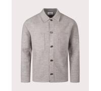 NN.07 Mens Jonas Boiled Wool Overshirt - Colour: Khaki Beige - Size: XL
