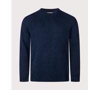 NN.07 Mens Regular Fit Lee Knit Jumper - Colour: 200 Navy Blue - Size: Medium